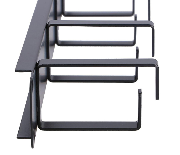 ExtraLink Organizer kabli 19" 1U (czarny) - 493062 - zdjęcie 5